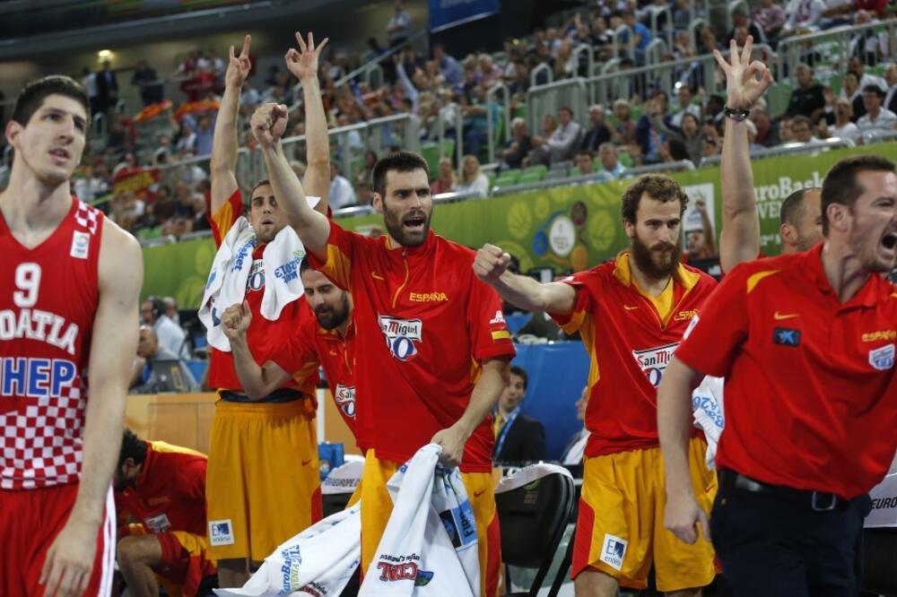 Košarkaši Španije, Foto: Beta/AP