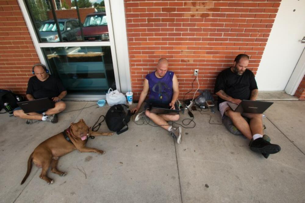 Beskućnici, bitcoin, Foto: Wired.com