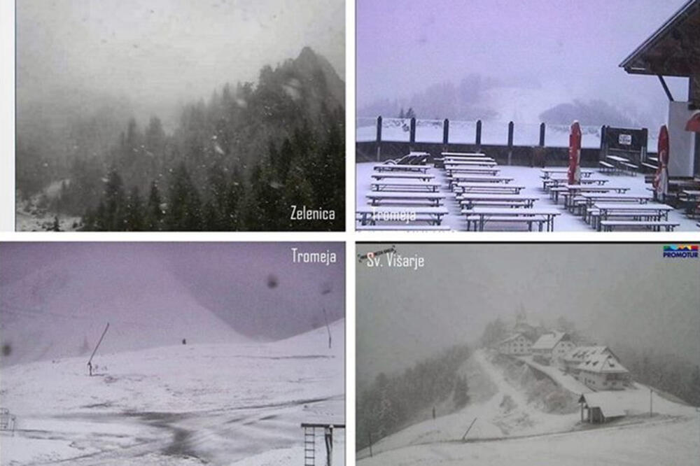 snijeg u Sloveniji, sept 2013, Foto: 24ur