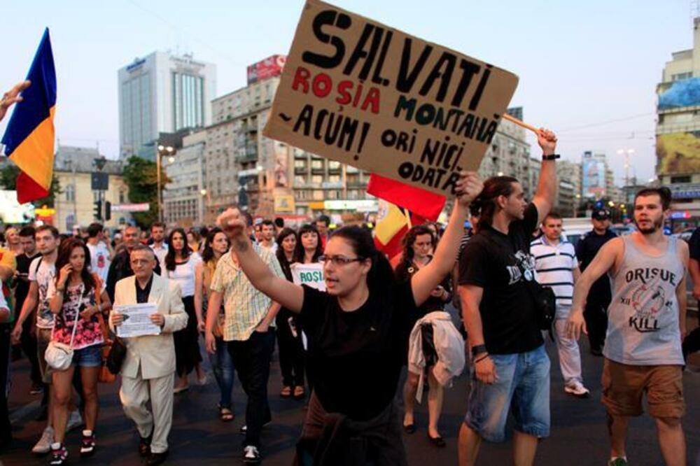 protesti u Rumuniji zbog rudnika zlata, Foto: AlJazeera