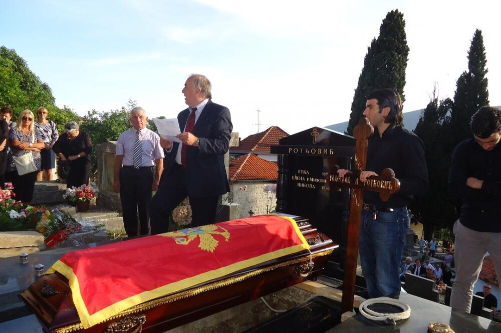 Radoslav Rotković, sahrana, Foto: Slavica Kosić