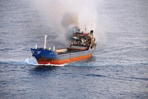 Požar na brodu u Sredozemlju: Tovar od 30 tona kanabisa