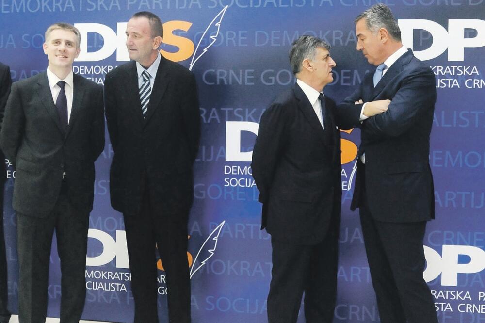 DPS, Milo Đukanović, Svetozar Marović, Željko Šturanović, Igor Lukšić, Foto: Luka Zeković