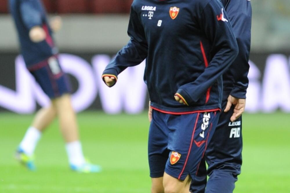 Crna Gora trening Varšava, Foto: Savo Prelević