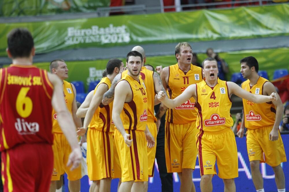 Košarkaši Makedonije, Foto: Beta AP