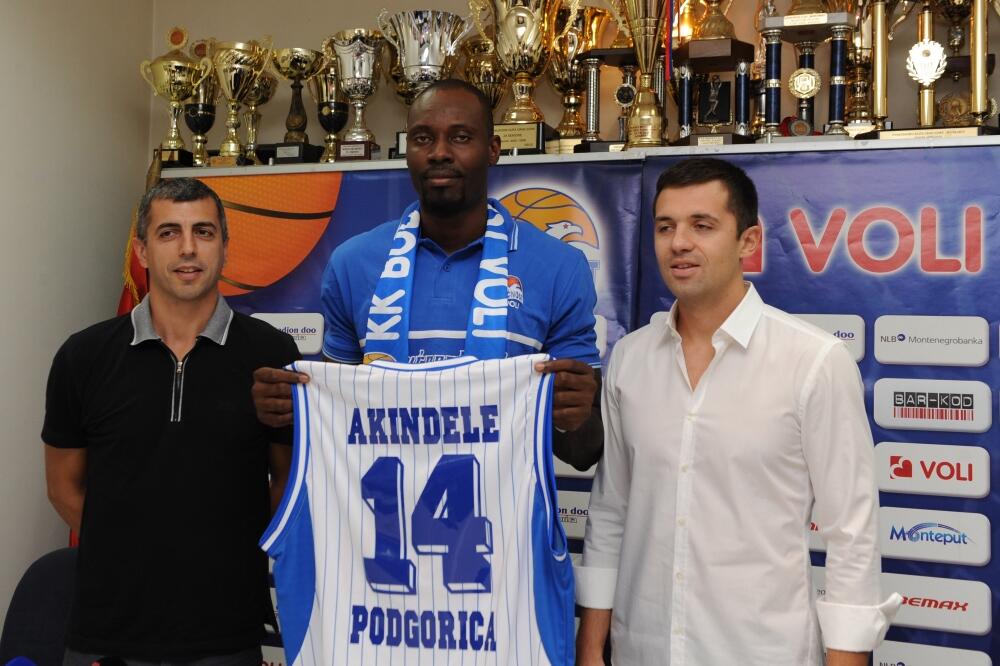 Dželil Akindele, Gavrilo Pajović i Igor Jovović, Foto: Savo Prelević