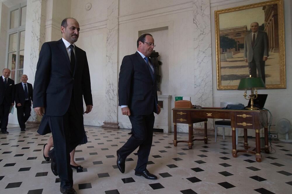 Ahmad al-Asi al-Džarb, Fransoa Oland, Foto: Beta/AP