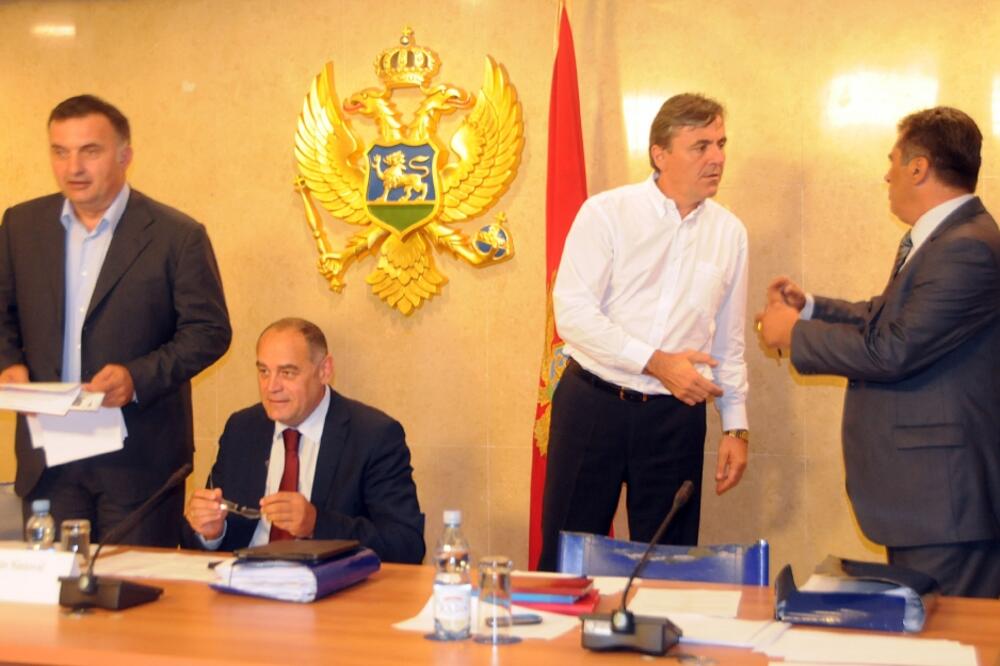 Srđan Milić, Milutin Simović, Radoje Žugić, Milutin Đukanović, Foto: Zoran Đurić