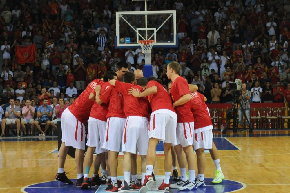 Košarkaši Crne Gore, Foto: Savo Prelević