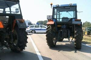 Hrvatska policija spriječila dolazak traktorista u Zagreb