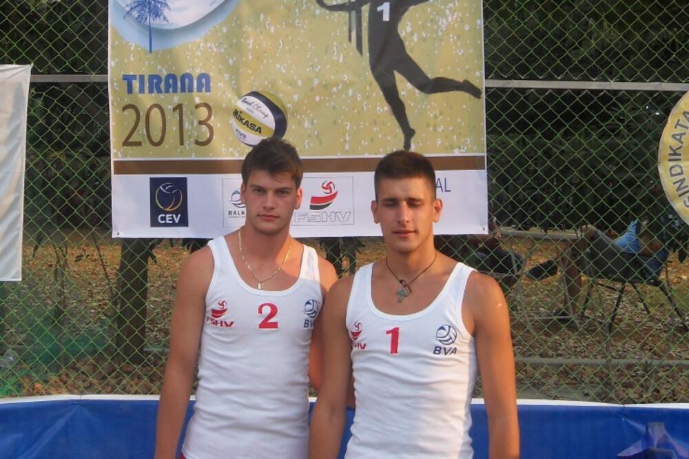 Andrej Bojić i Ognjen Betić, Foto: Odbojkaški savez Crne Gore