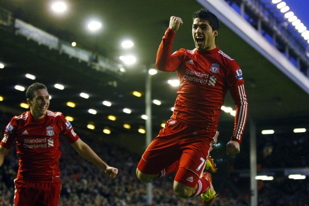 Stjuart Dauning i Luis Suares, Foto: Beta/AP