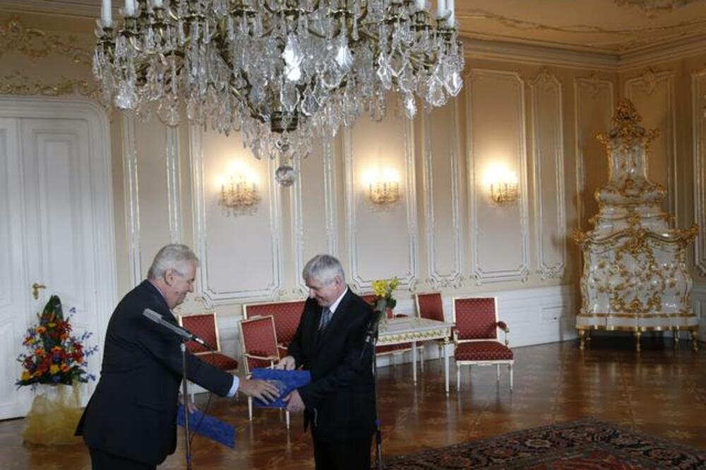 Jirži Rusnok, Miloš Zeman, Foto: Beta/AP