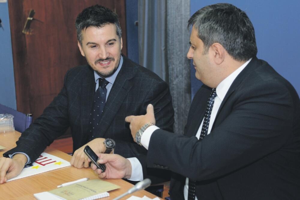 Aleksandar Pejović, Slaven Radunović, Foto: Savo Prelević