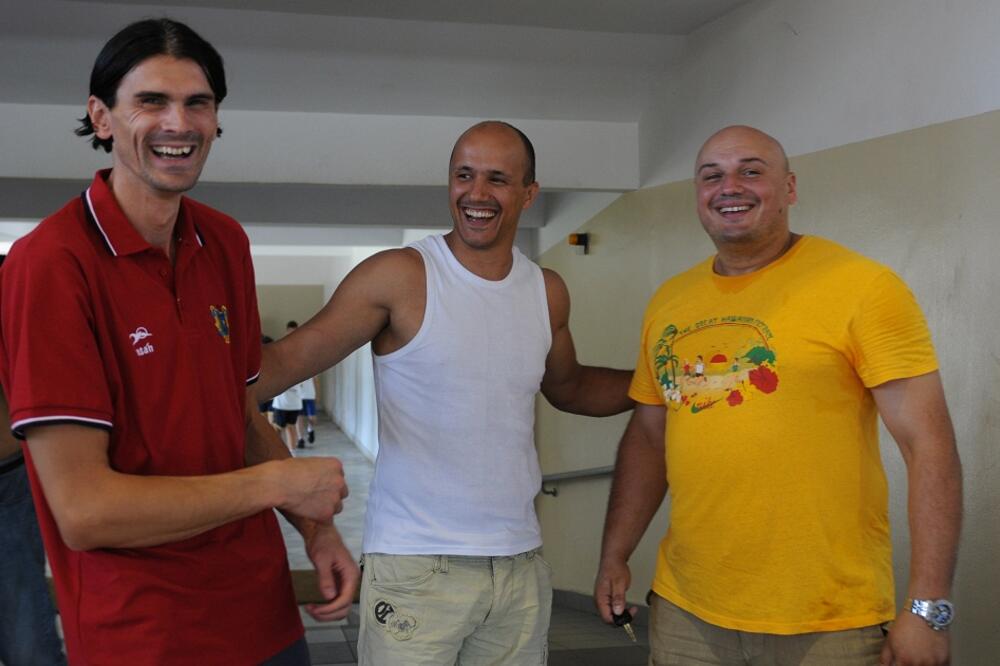 Muratović, Roganović i Đukanović, Foto: Savo Prelević