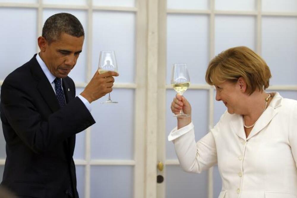 Barak Obama, Angela Merkel, Foto: Beta/AP