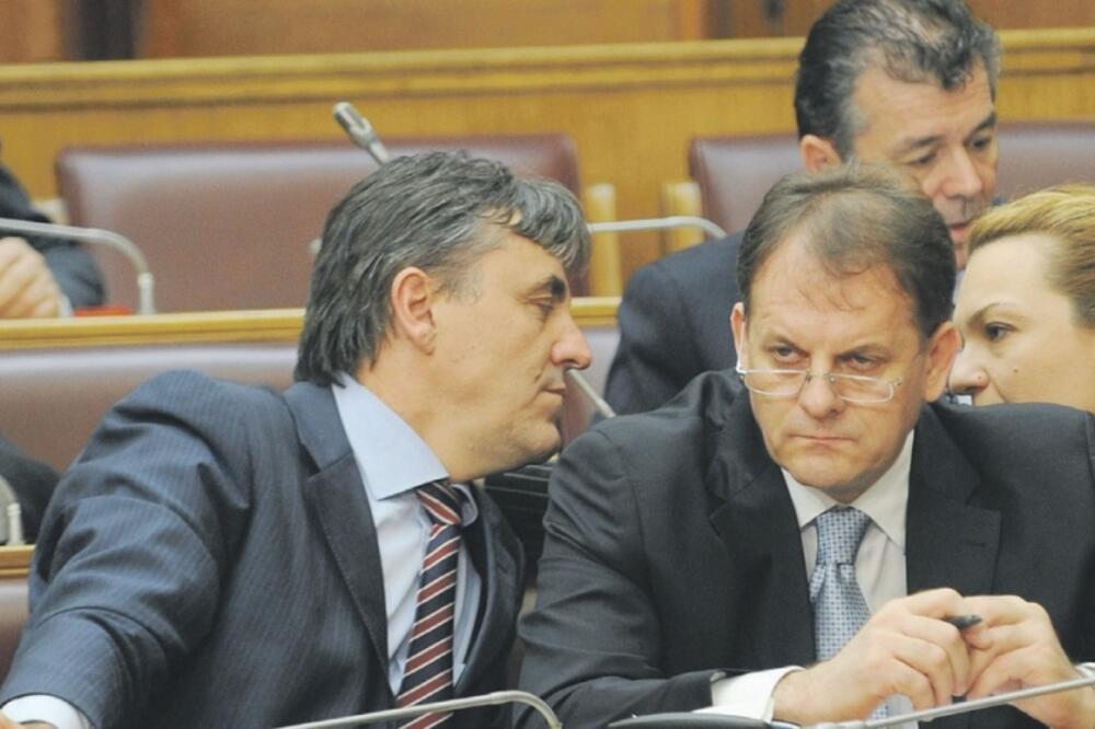 Radoje Žugić, Slavoljub Stijepović, Sanja Vlahović, Foto: Savo Prelević