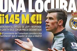 Ludilo: Totenhem traži Realu 145 miliona za Bejla!