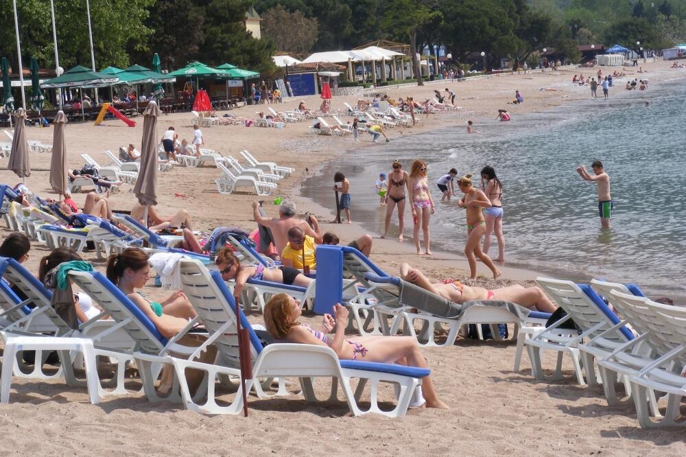 Budva, plaža, Foto: Vuk Lajović