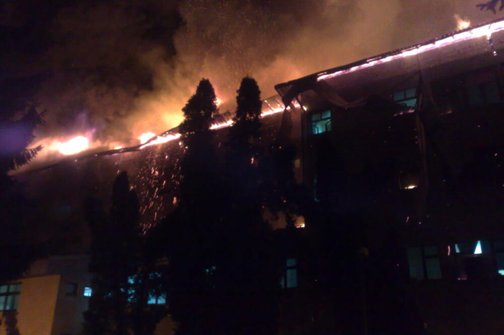 požar bolnica Bihać, Foto: Klix.ba