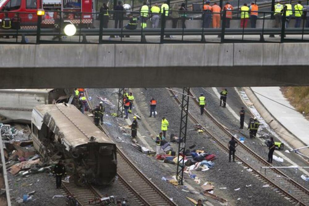 Španija voz nesreća, Foto: Beta/AP