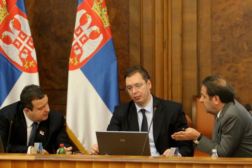 Ivica Dačić, Aleksandar Vučić, Rasim Ljajić, Foto: BETAPHOTO