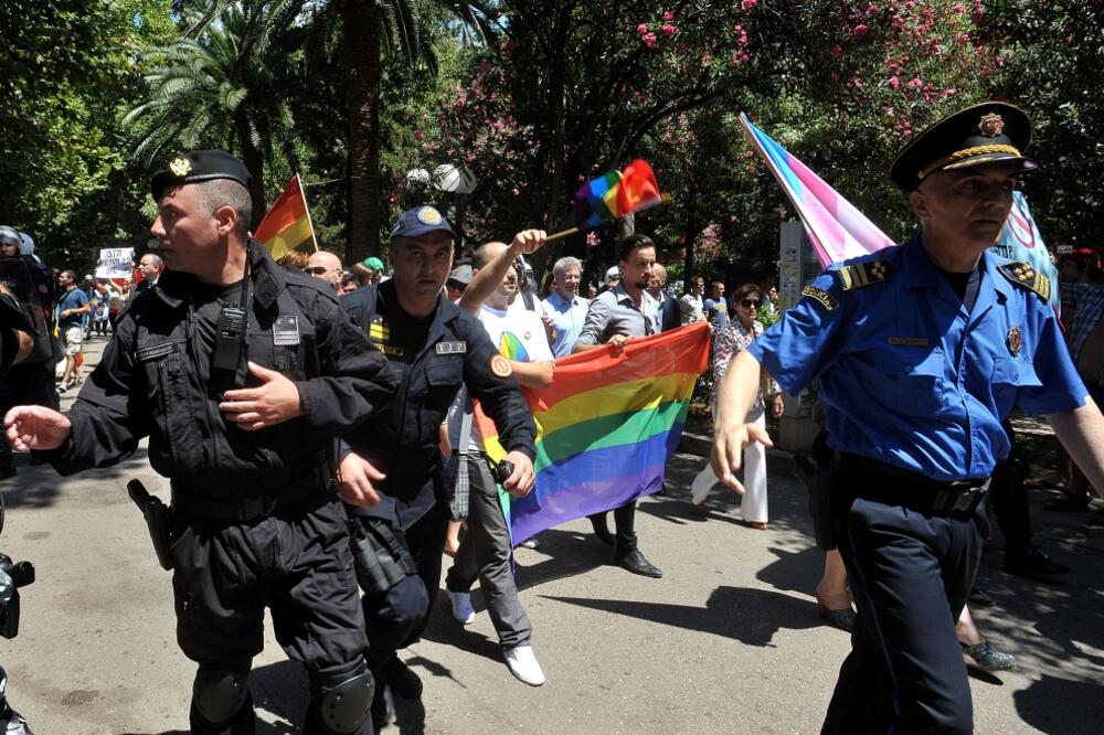 parada ponosa Budva, Foto: Beta/AP