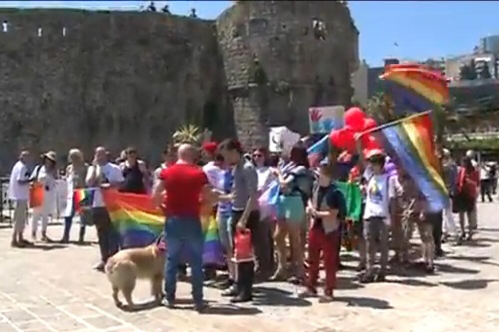 parada ponosa Budva, Foto: TV Vijesti screenshot