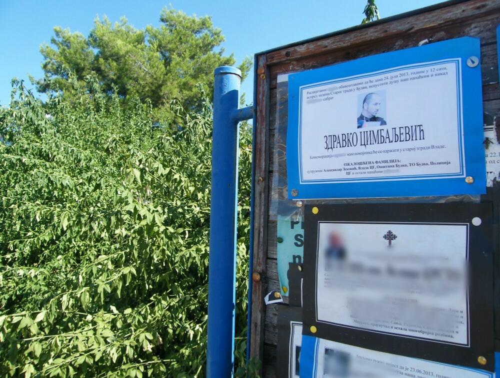 Zdravko Cimbaljević, čitulja