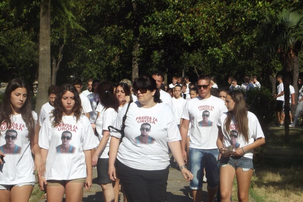 Kotor, protest, Uroš Ćorović, Foto: Ivana Komnenić
