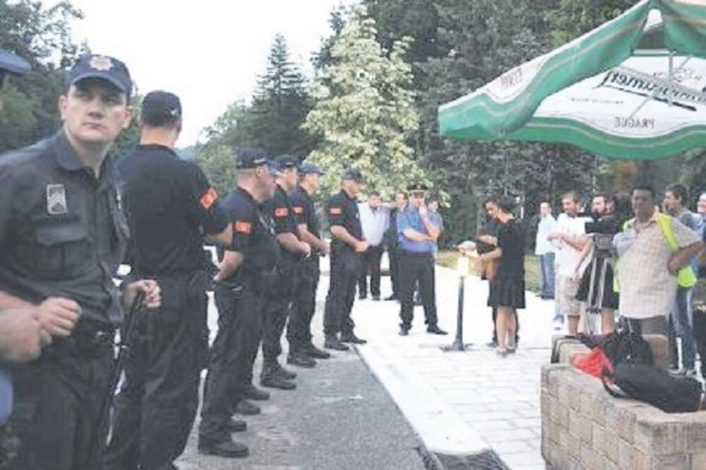 Cetinje, protest, Foto: IN4s
