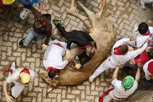 Pamplona: Tokom trke sa bikovima povrijeđeno 23 ljudi