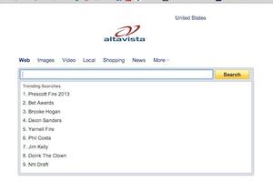 Yahoo gasi Altavistu