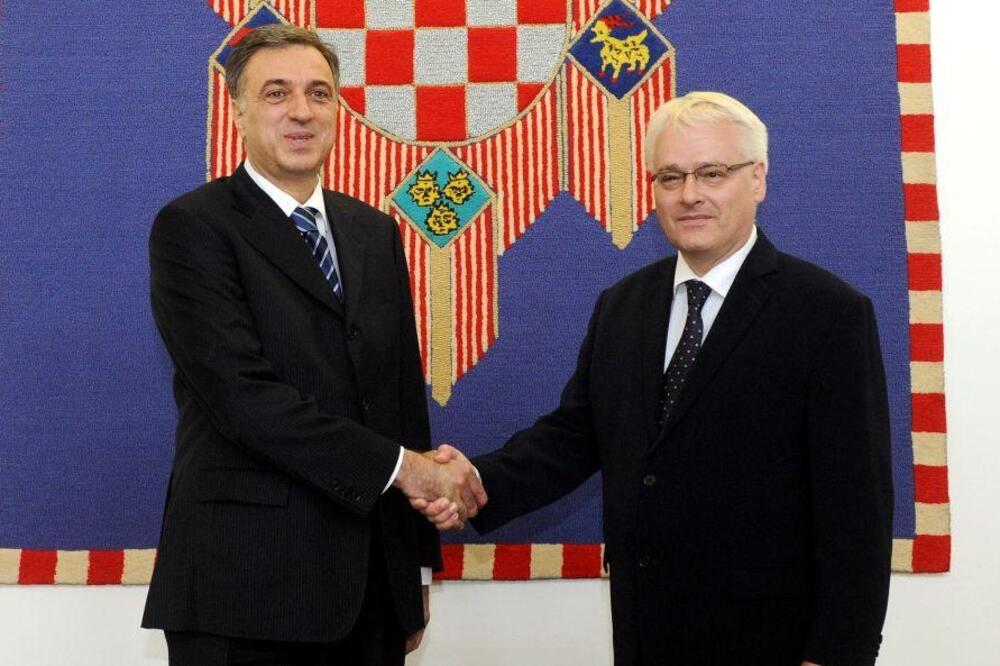 Filip Vujanović, Ivo Josipović, Foto: Predsjednik.hr