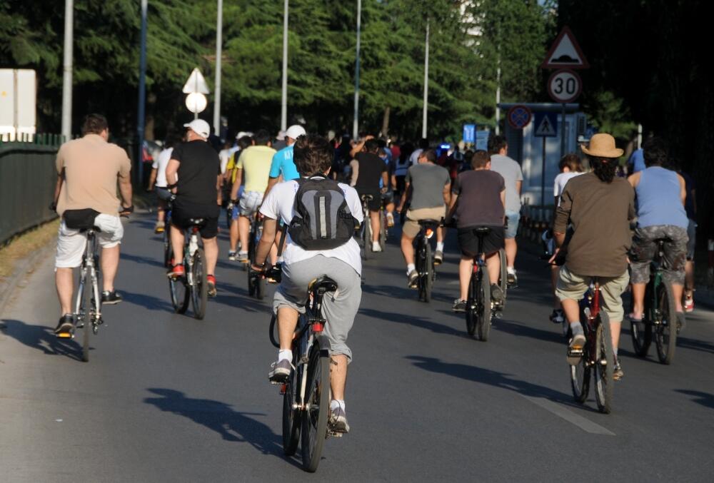 Critical Mass, biciklisti
