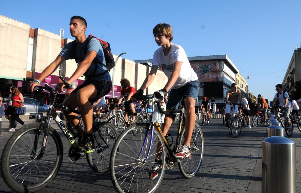 Critical Mass, biciklisti