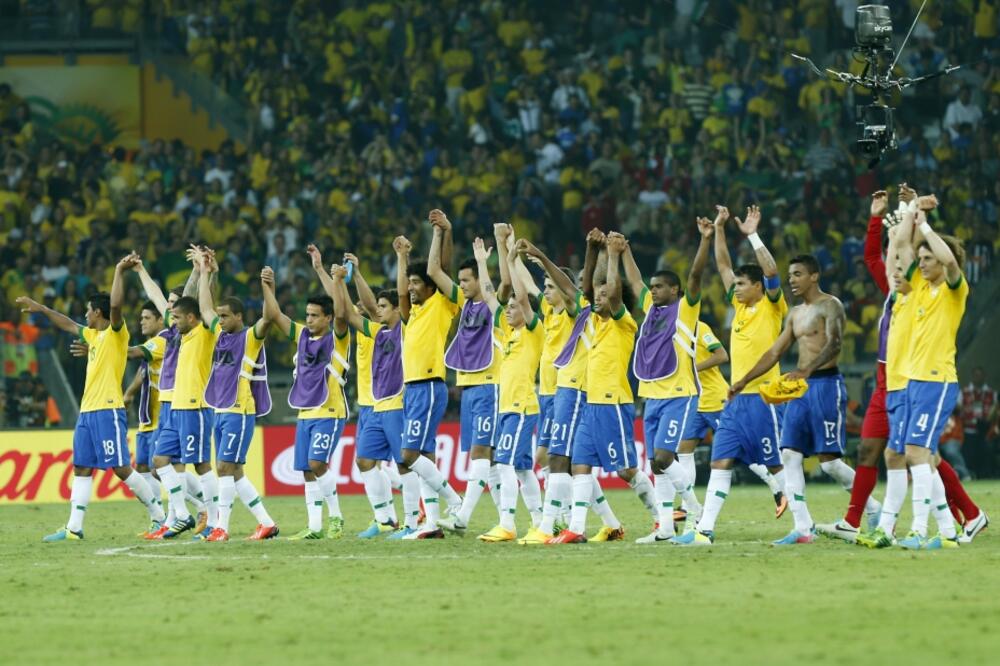 Fudbaleri Brazila, Foto: Beta AP
