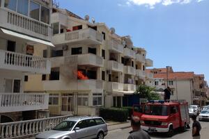 Budva: Vatrogasci brzo ugasili požar u stambenoj zgradi