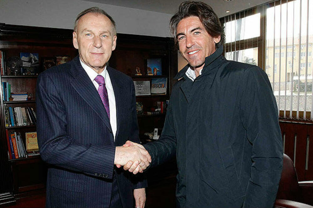 Dragan Džajić i Sa Pinto, Foto: Crvenazvezdafk.com