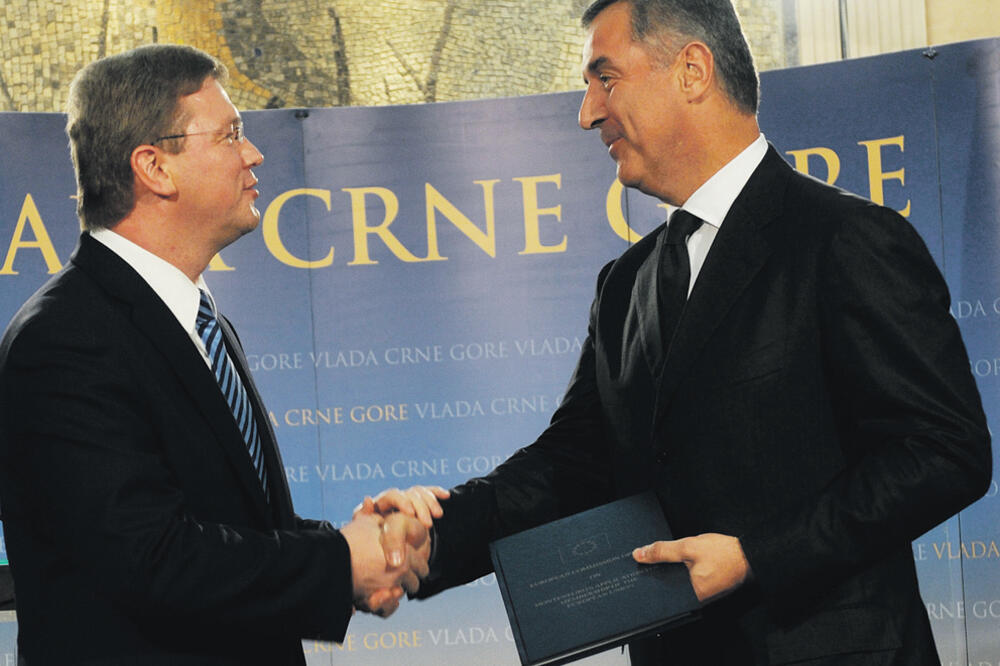 Štefan File, Milo Đukanović, Foto: Savo Prelević