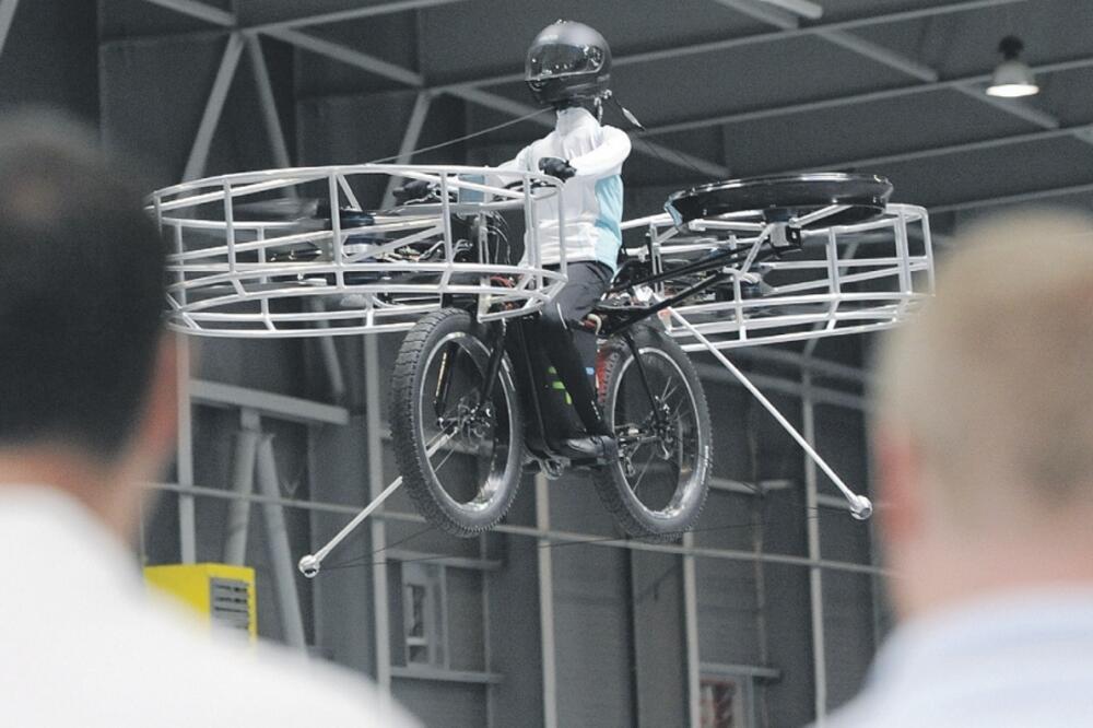 bicikl, bicikl koji leti, Foto: Beta/AP