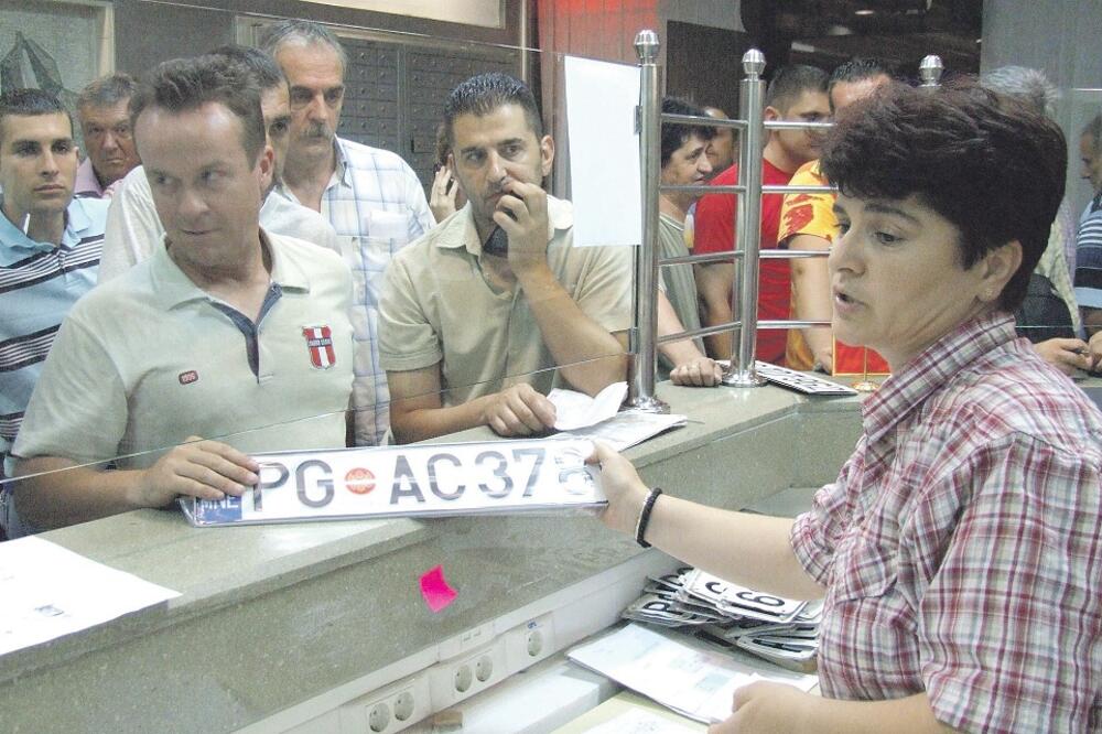 tablice, MUP, Foto: Arhiva "Vijesti"