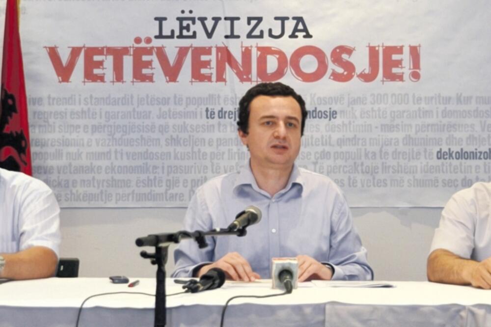 Albin Kurti, Foto: Vetevendosje.com