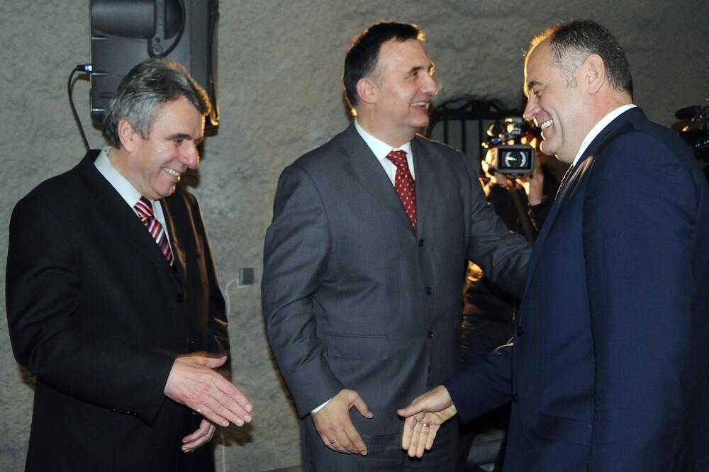 Neven Gošović, Srđan Milić, Milutin Simović, Foto: Zoran Đurić