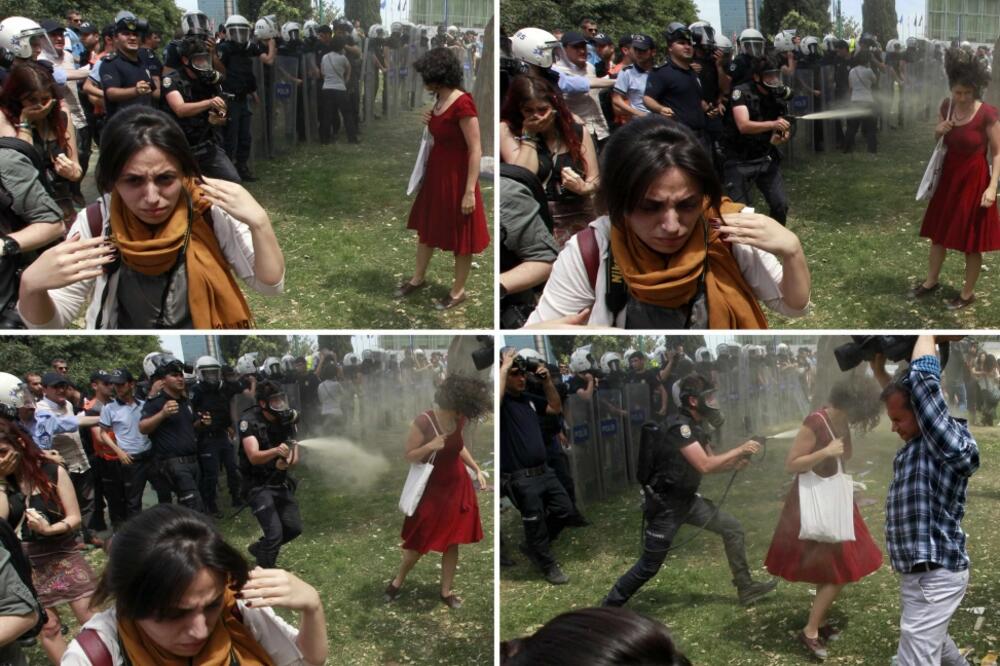 Turska žena u crvenom, Foto: Reuters
