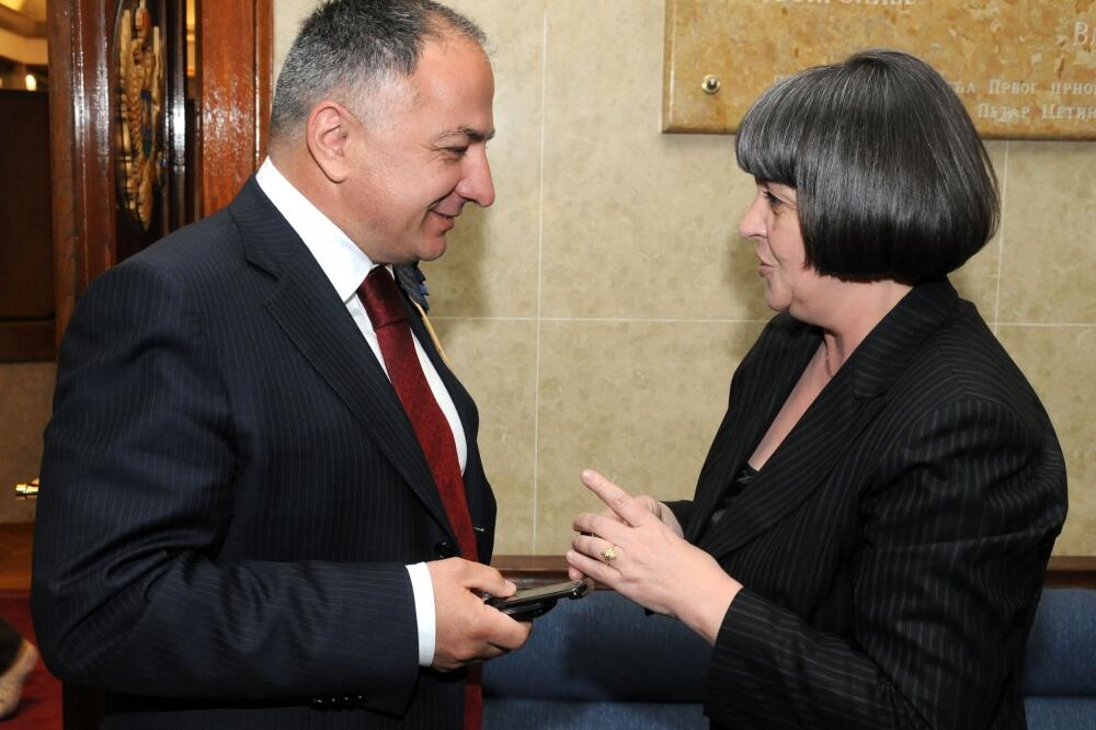 Vujica Lazović, Ranka Čarapić, Foto: Arhiva "Vijesti"