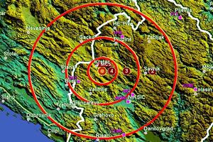 Zemljotres od 2,9 Rihtera kod Golije