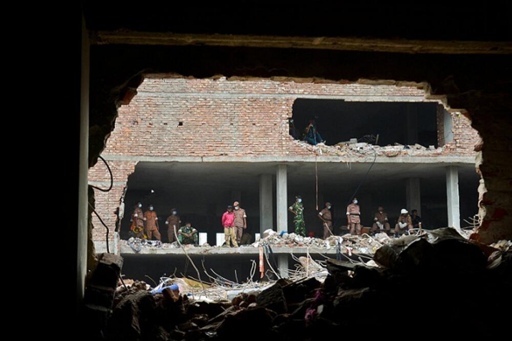 Bangladeš, rušenje zgrade, Foto: Beta/AP