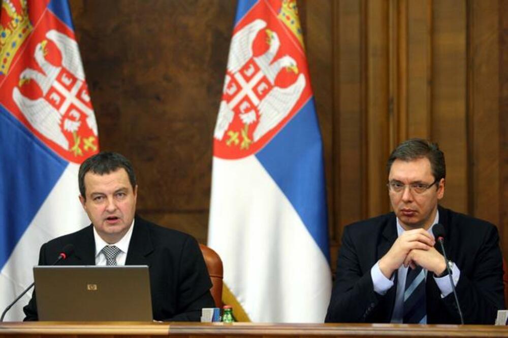 Ivica Dačić, Aleksandar Vučić, Foto: Beta/AP