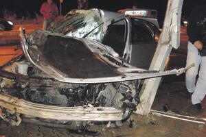 Ulcinj: Maturanti povrijeđeni u udesu